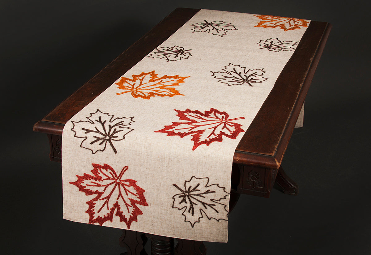 XD17143 Rustic Autumn Table Runner