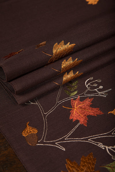 XD17147 Autumn Branches Placemats,14"x20", Set of 4