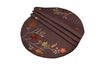 XD17147 Autumn Branches Placemats, 16"Rnd, Set of 4