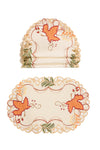 XD18808 Falling Leaves 13'' x 19'' Placemats, Set of 4