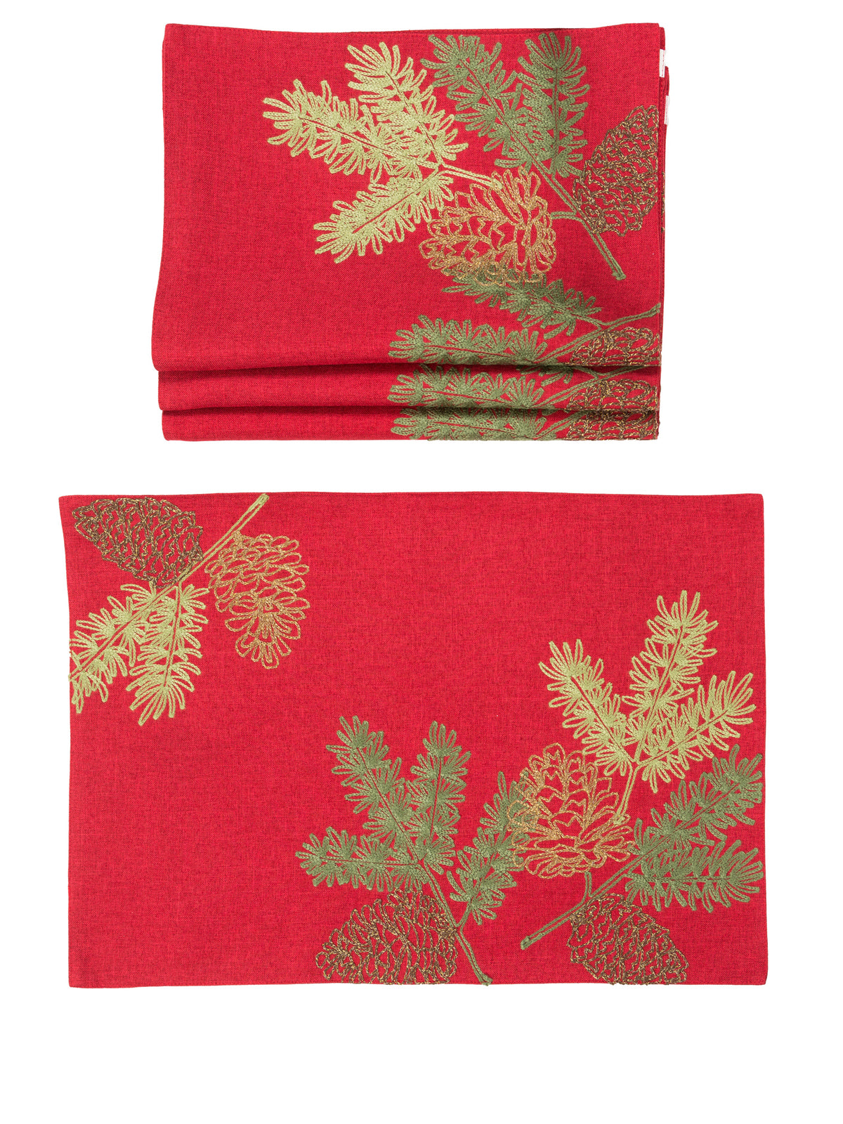 XD18901 Double Layer Placemats Set of 4 14x20