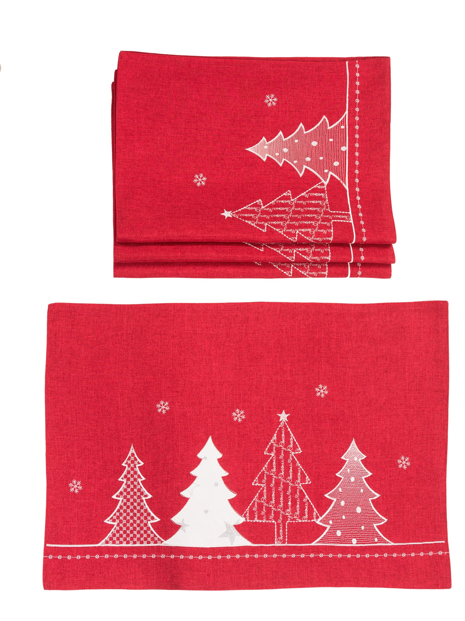 XD18902 Double Layer Placemats Set of 4 14x20 Dark Gray