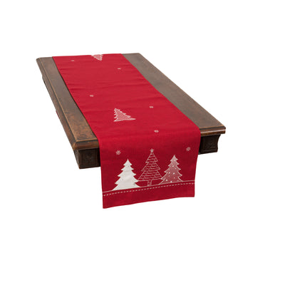 XD18902 Lovely Christmas Tree Table Runner