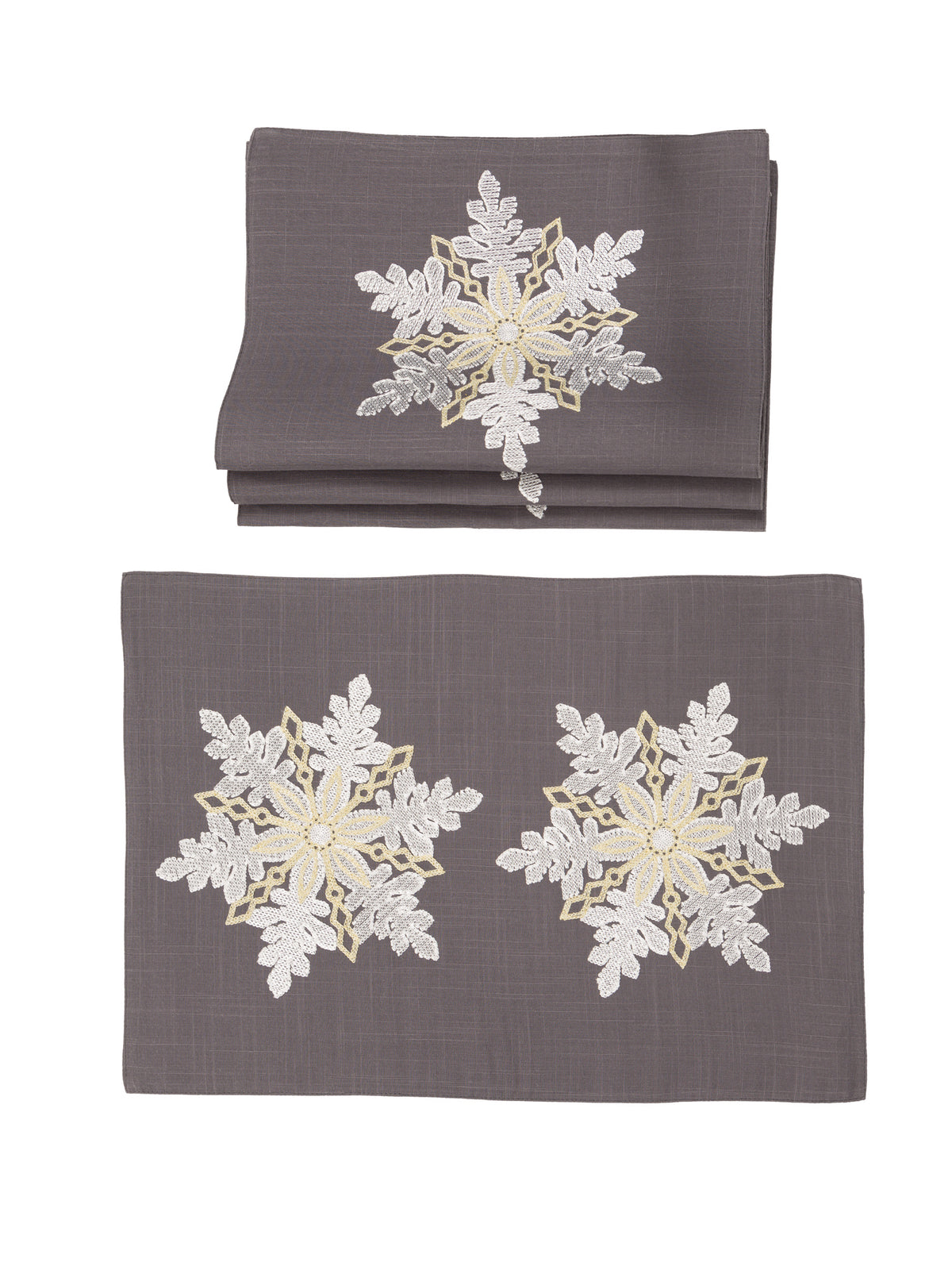 XD18903 Double Layer Placemats Set of 4 14x20
