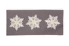 XD18903 Sparkling Snowflakes Table Runner
