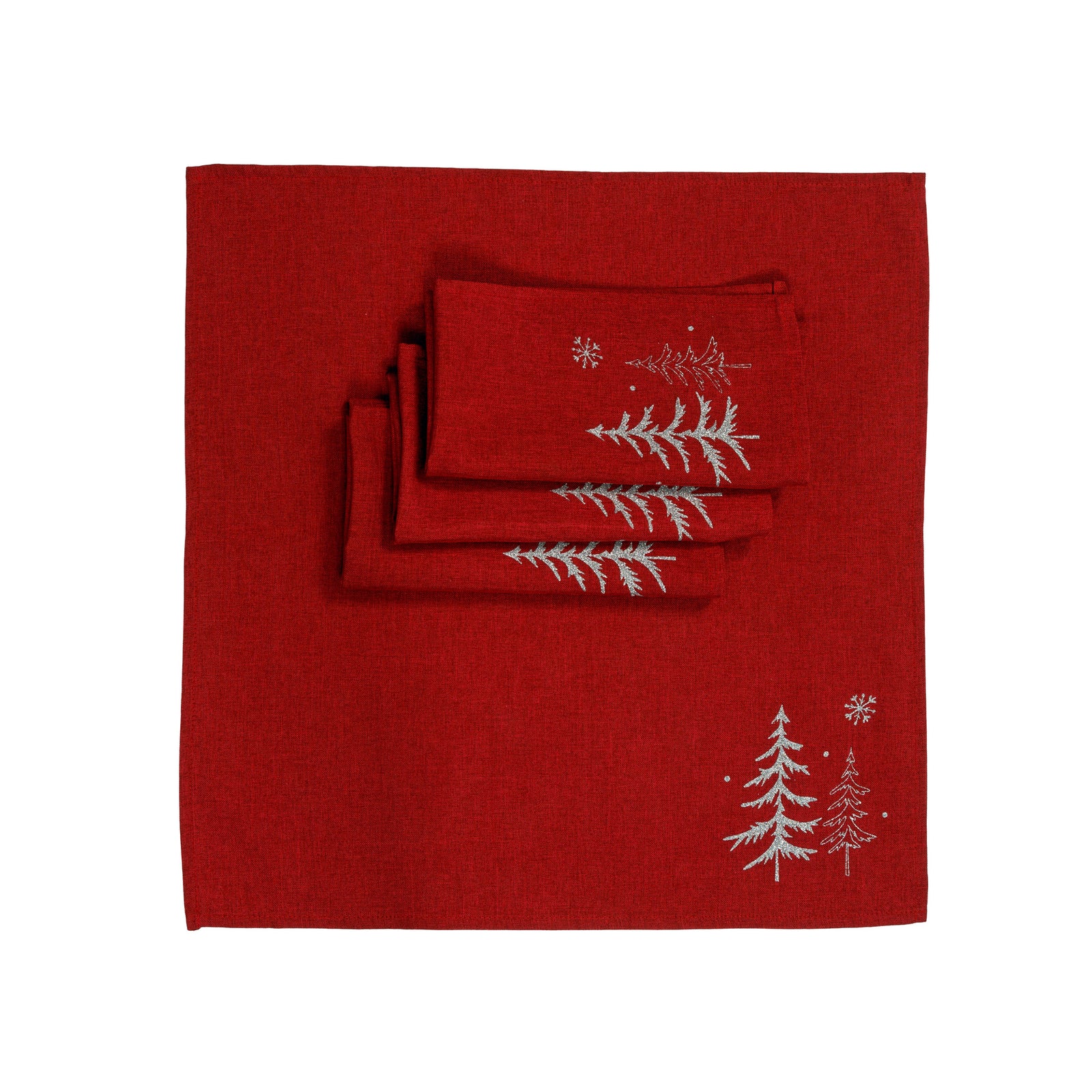XD18905 Single Layer Napkins Set of 4 20x20 Dark Gray