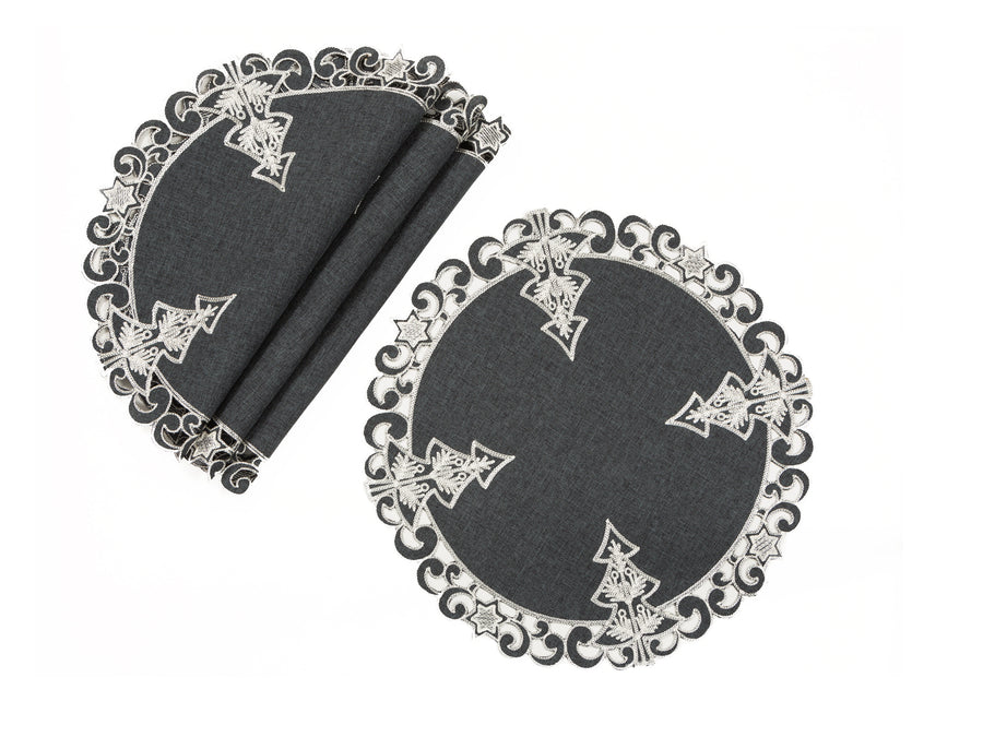 XD18906 Christmas Tree 16'' Placemats, Set of 4