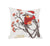 XD19801-Merry Christmas Bird Crewel Embroidered Pillow 14 by 14-Inch