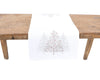 XD19803-Festive Trees Embroidered Christmas Table Runner