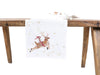XD19820-Reindeer With Gifts Embroidered Christmas Table Runner 16 by 36-Inch