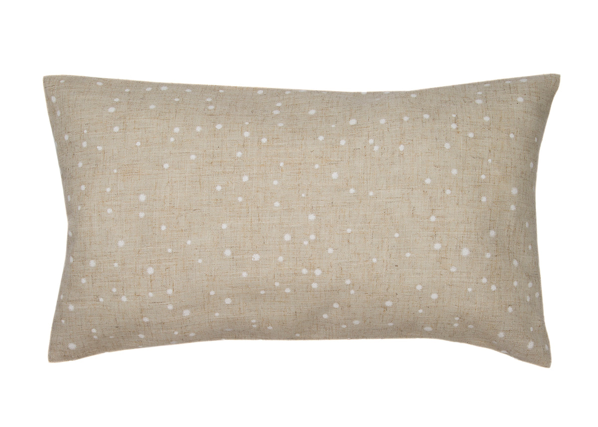 XD21022P1220 Morning Pumpkin Embroidered Harvest Pillow 12x20 Polyester Linen Blend