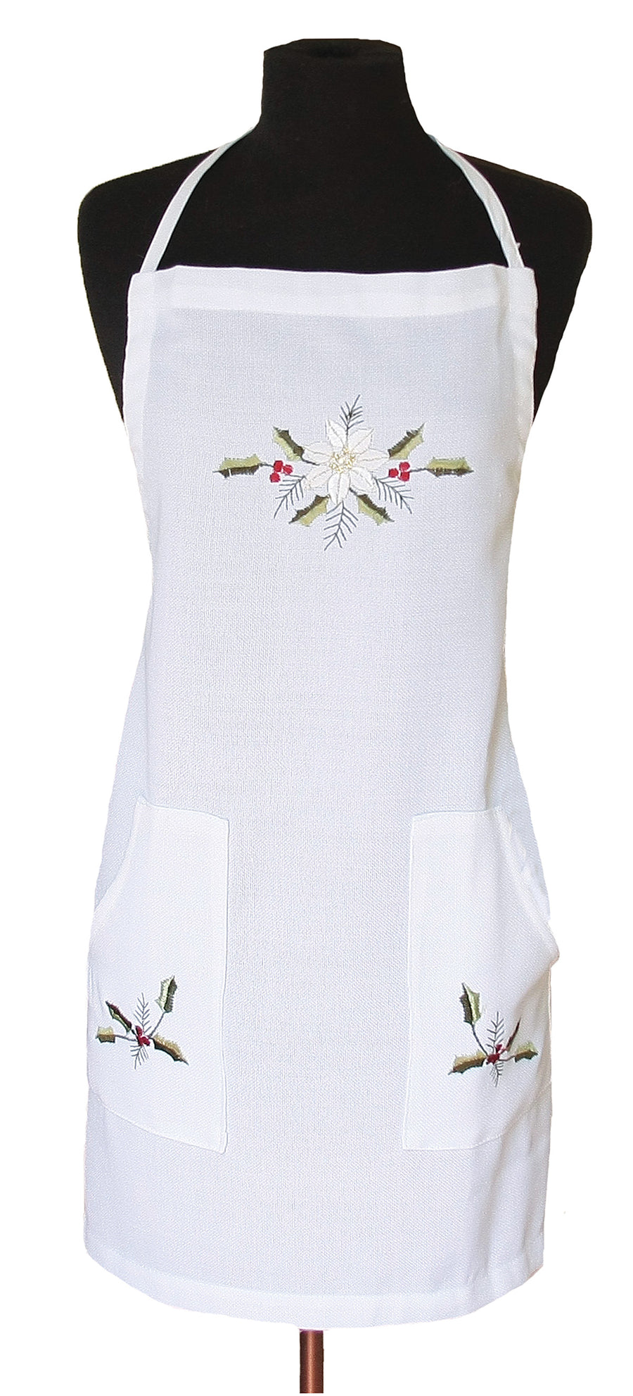 XD68036 Country Poinsettia Apron
