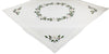 XD68036 Country Poinsettia Table Topper, 36''x36''